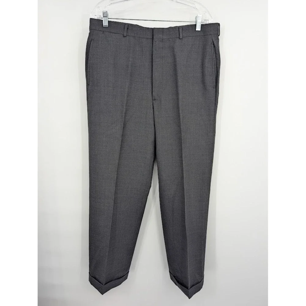 Brooks Brothers‎ Brooks Ease Gray Wool Blazer and Pants set 39 Long